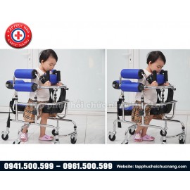 Khung tập đi trẻ em loại 6 bánh xe